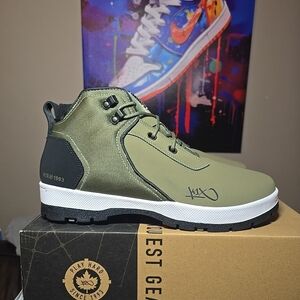 Olive Green Men's Boots